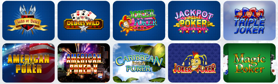 Video Poker VIVE MON CASINO