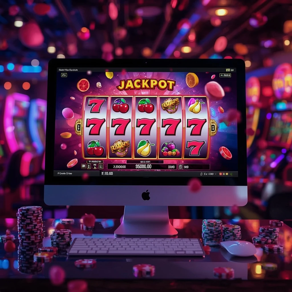 slots sur le moniteur VIVE MON CASINO