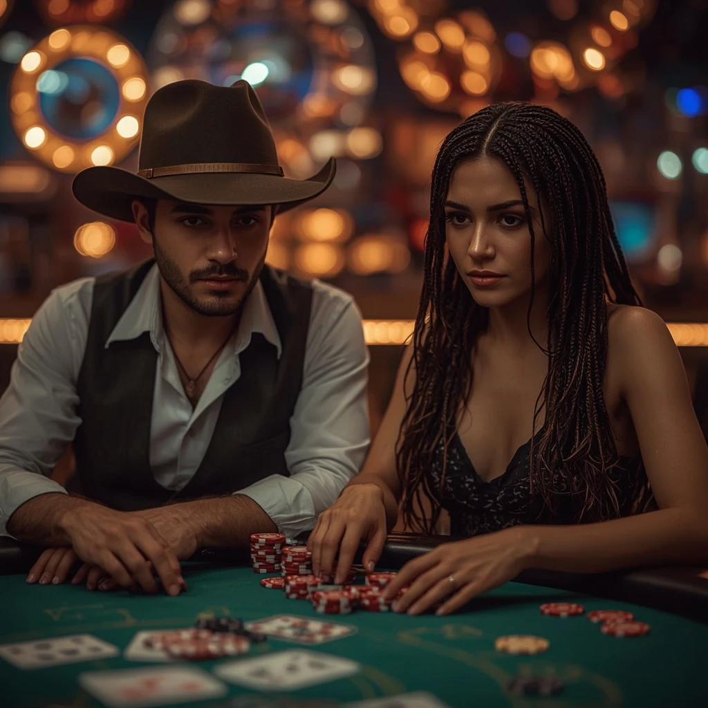 photo de deux joueurs de poker Vive Mon Casino