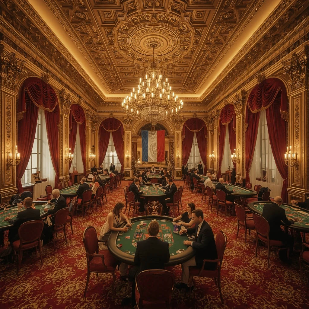 Le casino et le drapeau français VIVE MON CASINO